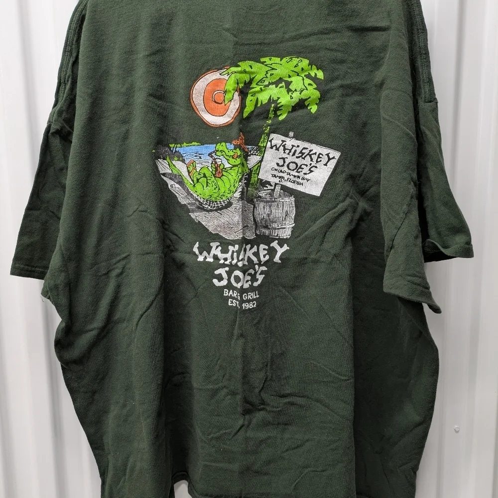 Whiskey Joe's Gildan Dark Green Short Sleeve Tee